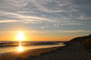 Sonnenuntergang in der Normandie Frankreich