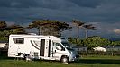 Schraeglage beim Durdle Door Holiday Park England 2016