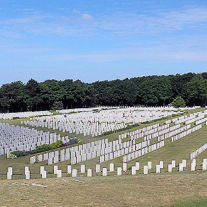 Soldatenfriedhof 1. Weltkrieg in Etaples