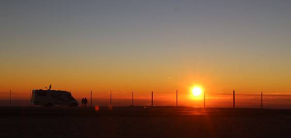 Sonnenuntergang auf dem Mont Ventoux