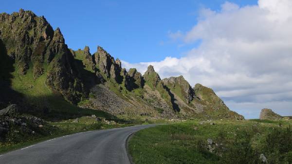 grüne Felsen