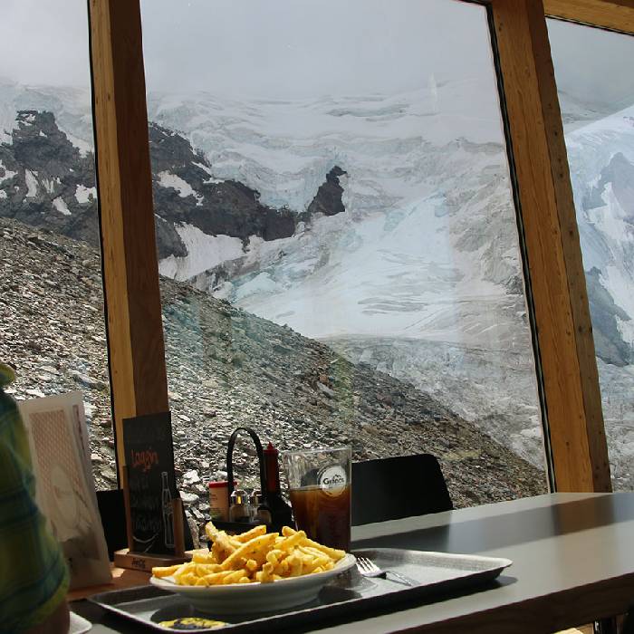 Aussicht aus dem Restaurant