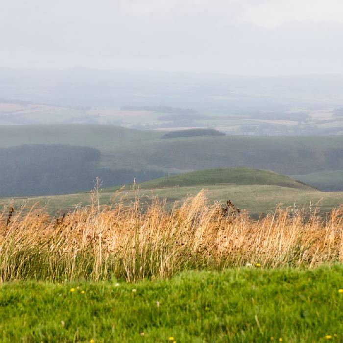 der erste Blick nach Schottland