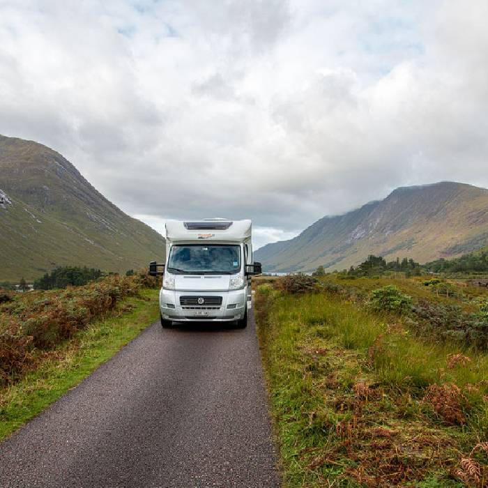 Strasse im Glen Etive