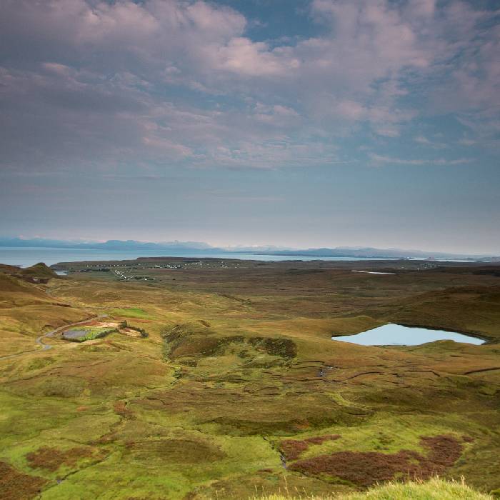 Quiraing Aussicht auf das Meer