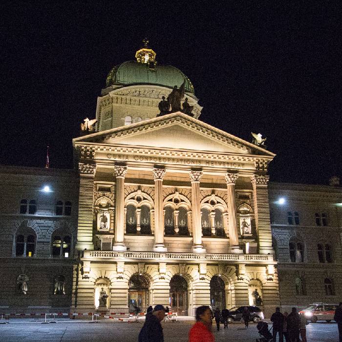 Bundeshaus Normalbeleuchtung