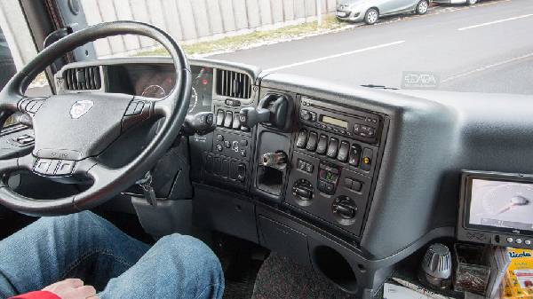 Lastwagencockpit