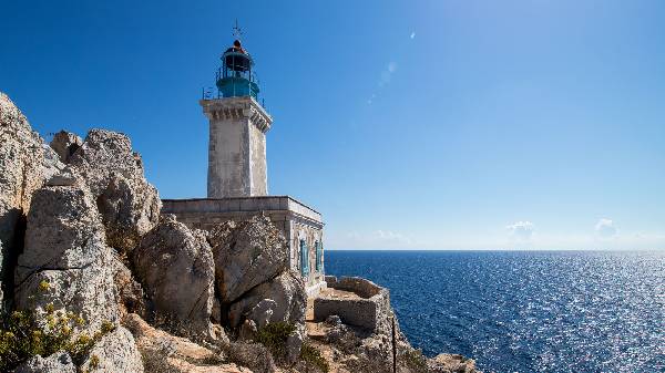 Der Leuchtturm Faros am südlichsten Ende