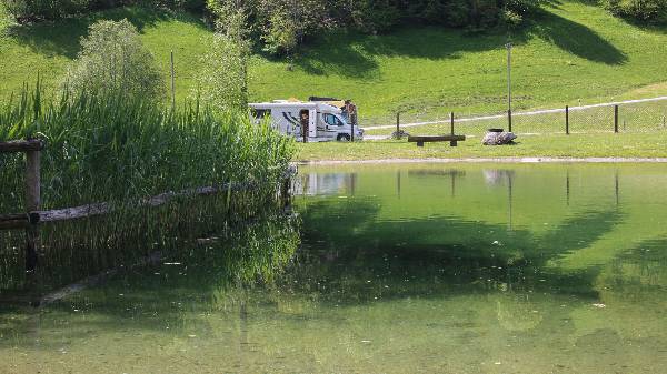 ein idylischer Übernachtungsplatz