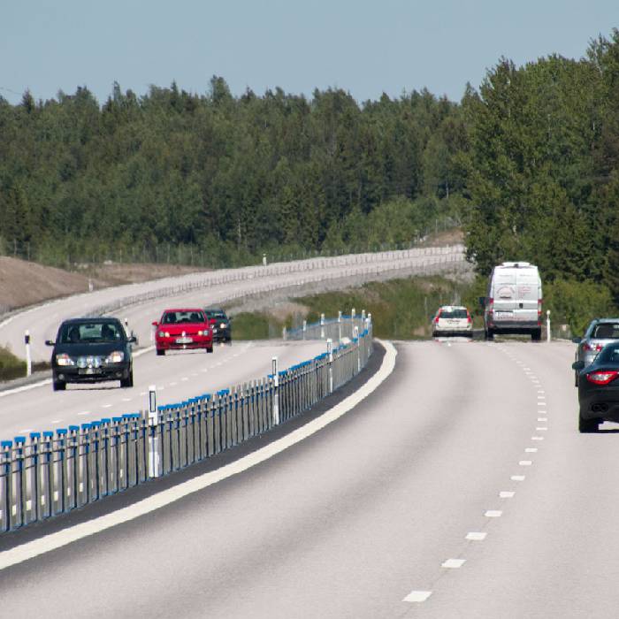 Autobahn in Schweden