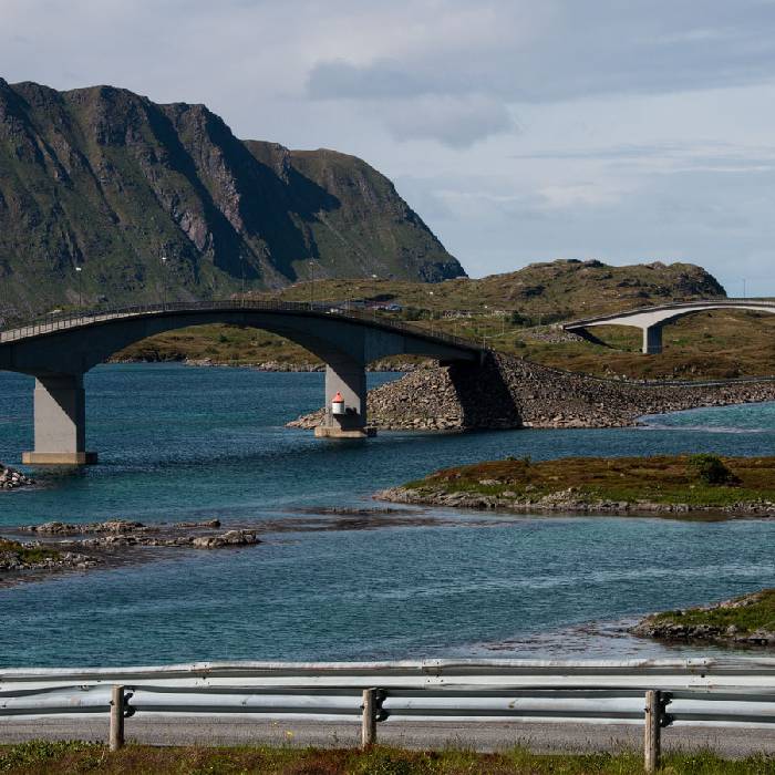 die Strasse durch die Lofoten