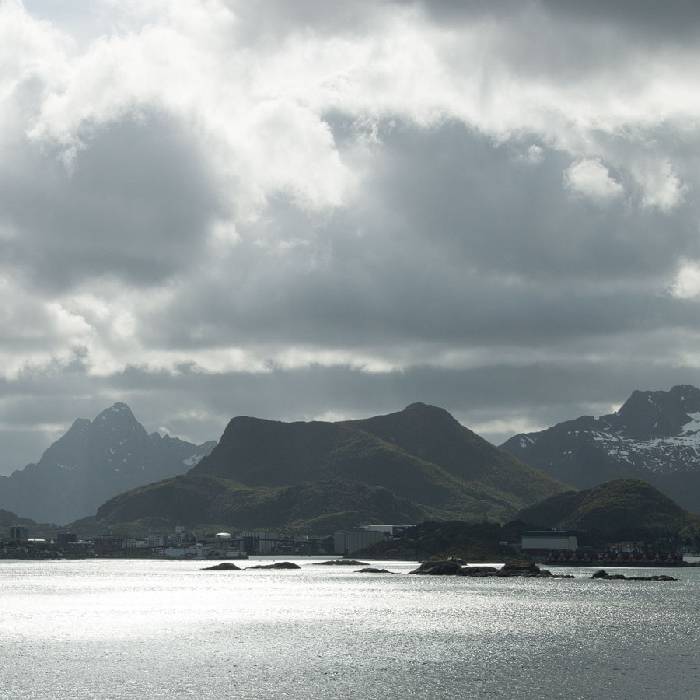 Blick auf die Lofoten zurÃ¼ck