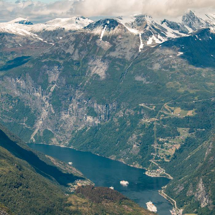 Sicht von Dalsnibba