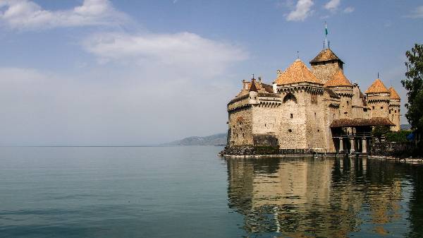 Schloss Chillon am Genfersee