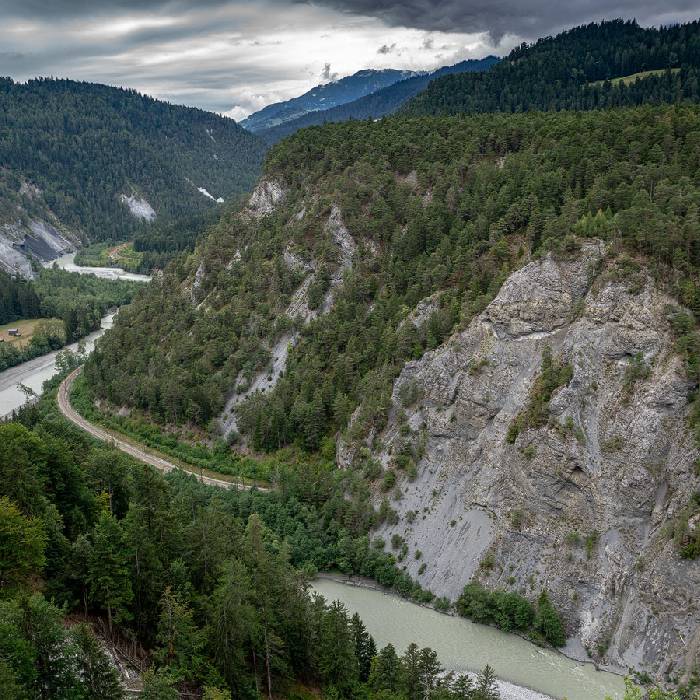 Rheinschlucht bei Versam