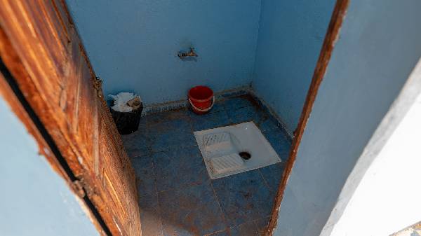 typische marokkanische Toilette