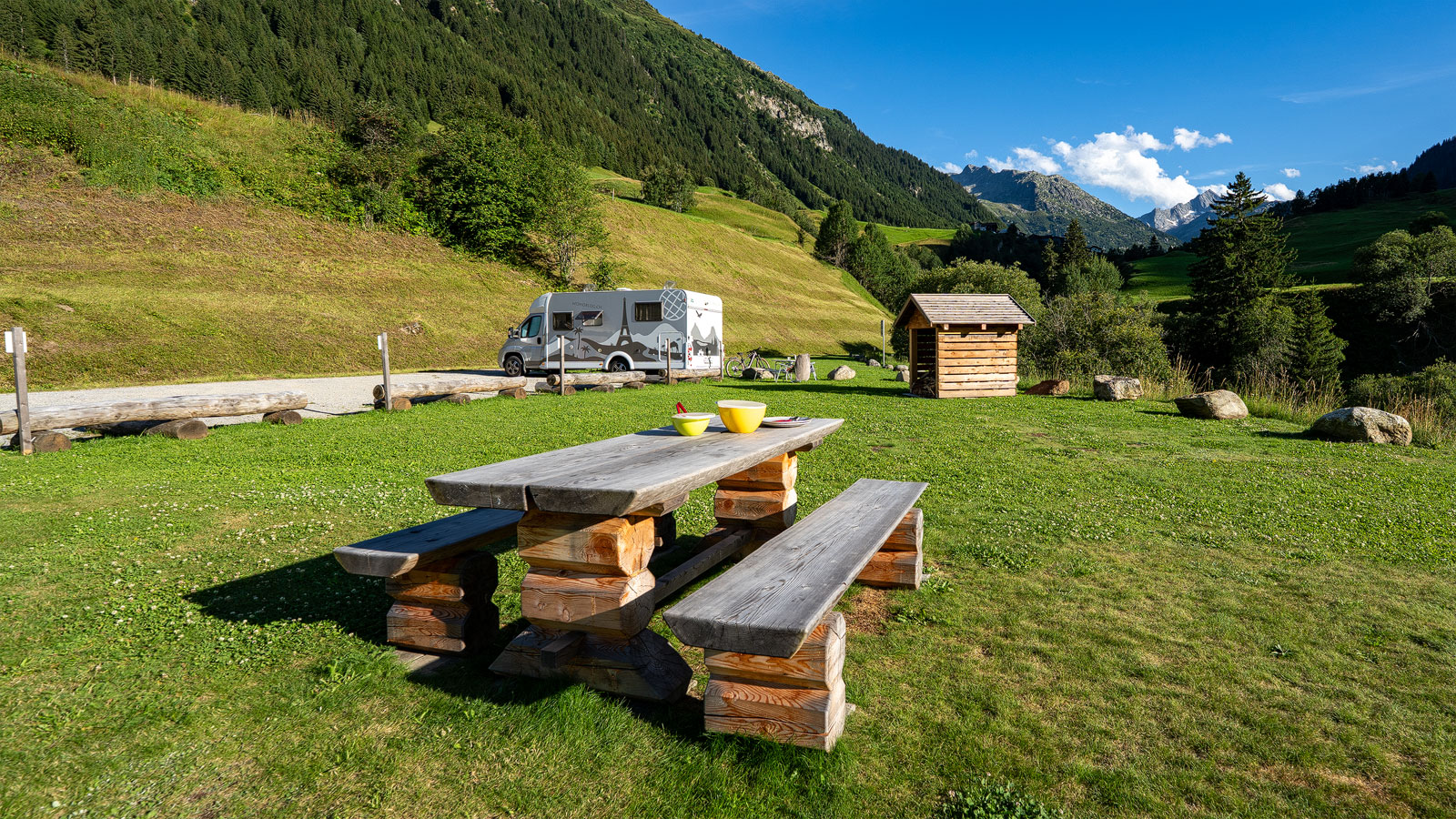 Stellplatz Plaun da Punt
