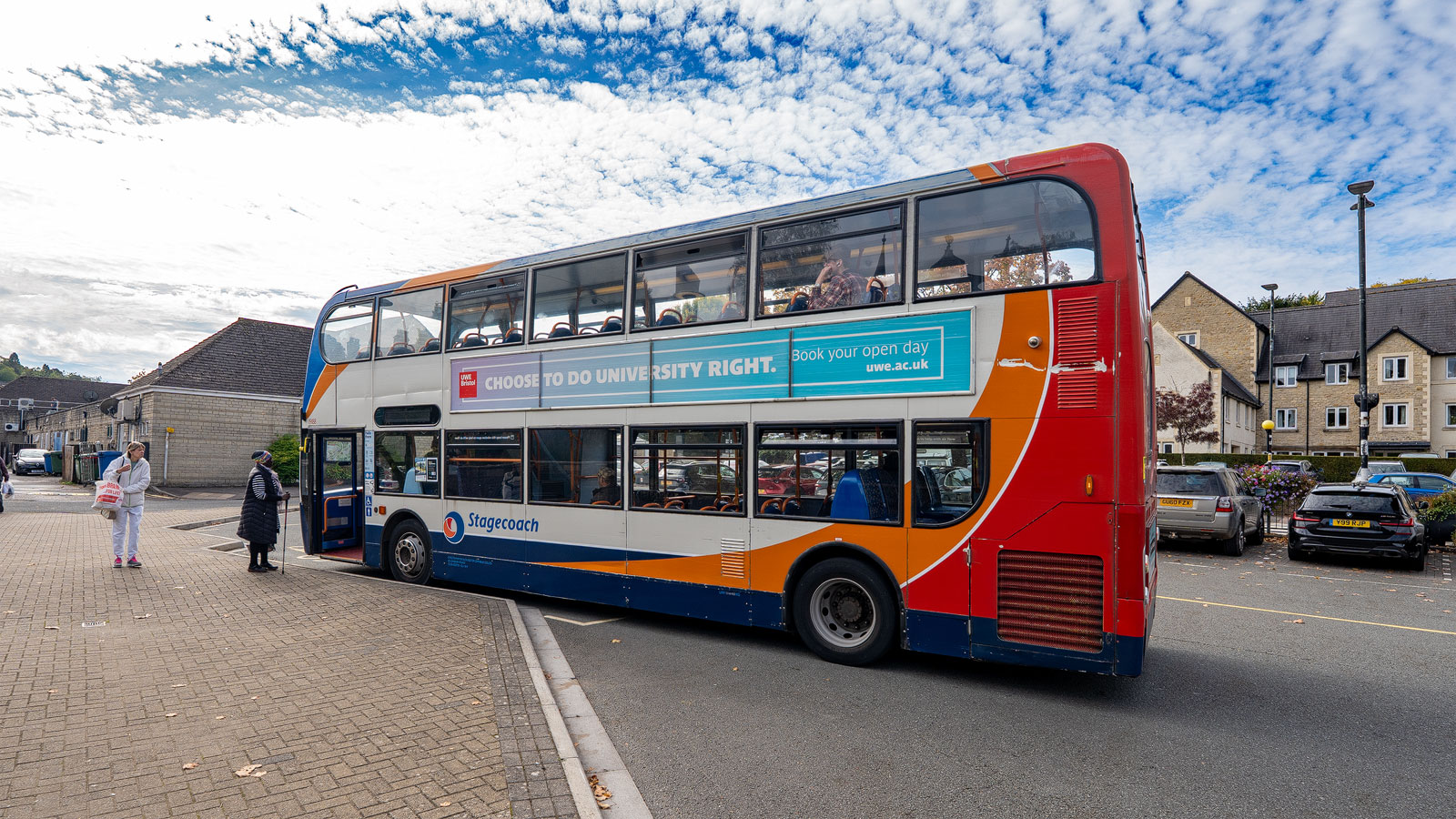 Englische Dopplestöckerbusfahrt